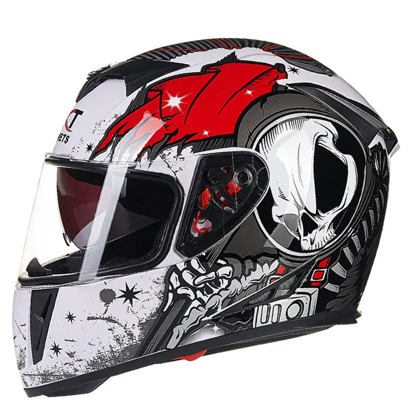 Bozxrx точка утвердить Высокое качество Флип Шлемы moto rcycle зима гонки moto rbike Шлемы Casco мотоциклетный шлем - Цвет: white1