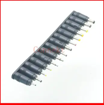 

1set/14pcs Universal 5.5*2.1mm jack to DC 14 Plug for AC Power Adapter Notebook Laptop