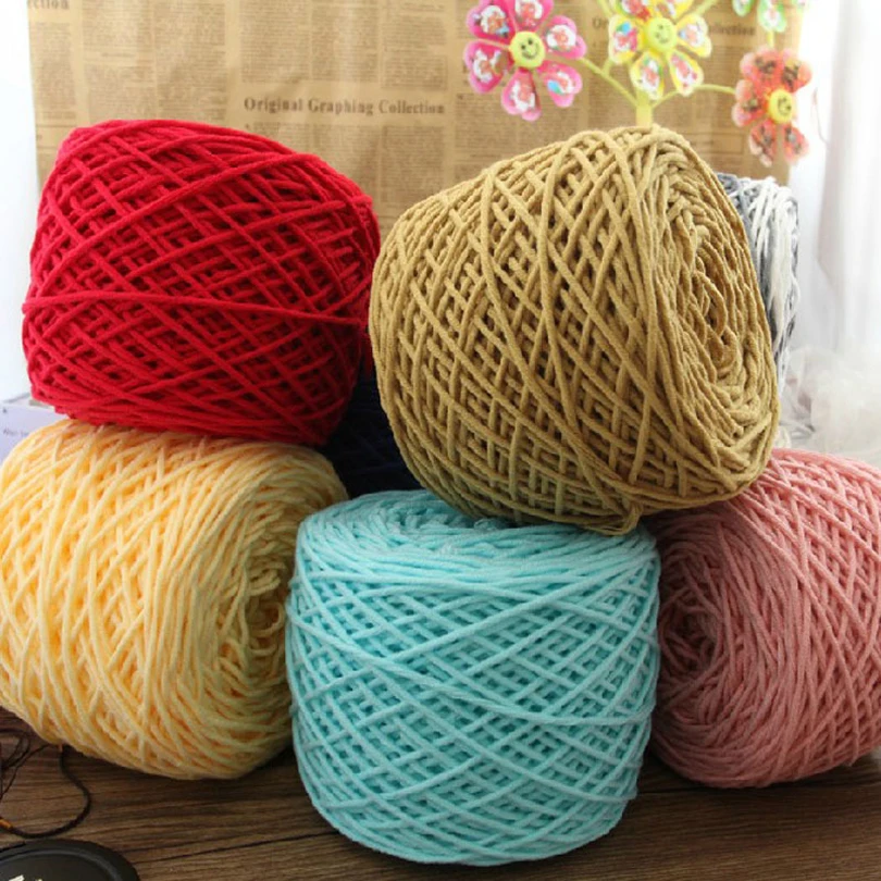 

Multi-strand wire milk cotton cotton knit hat scarf towel sewing knitting hand made knitting coarse lines send knitting tools