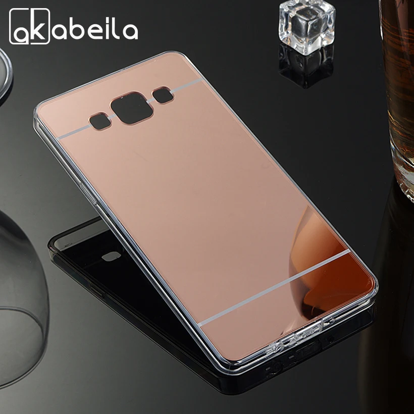 

AKABEILA Phone Cases Back Cover For Samsung Galaxy A5 2014 A500F A500FQ A500FU A500HQ A500YZ A500M A500Y Soft PC Mirror Case