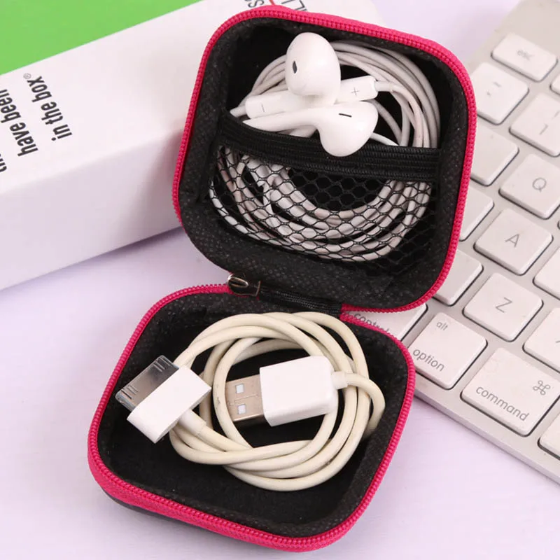 USB органайзер для кабеля компактная сумка хранения гарнитуры Портативная