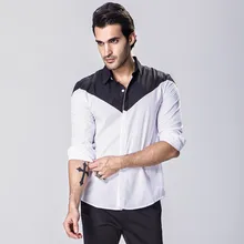 Brand New Men s Casual Shirt Social Solid Color Shirt Full Sleeve Turn Down Collar