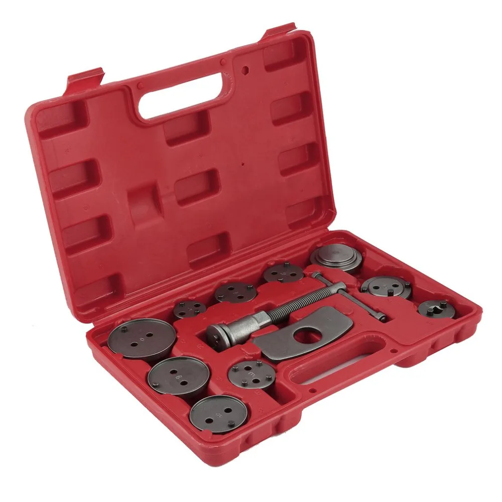 

Dropshipping 12 Pcs Cars Brake Piston Brake Pump Replacement With Spindles Pin Driver Hexy Key Pressure Bolts Set Automotive