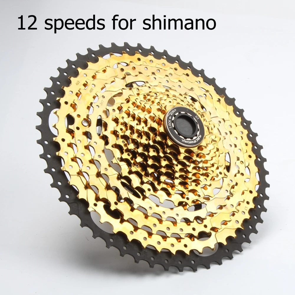 Racework Sunracing xx1 11 Speed 11-46T 11-50T  11-52 t GOLD Cassette, 10 Speed 11-42T  11-46T,11-50t  12 Speed 11-52T Wide Ratio