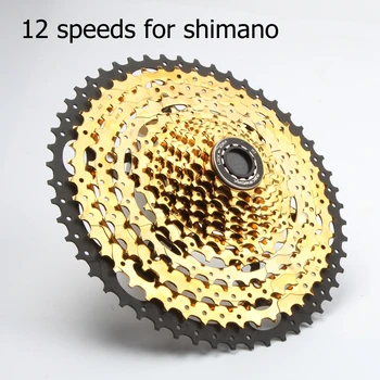 

Racework Sunracing xx1 11 Speed 11-46T 11-50T 11-52 t GOLD Cassette, 10 Speed 11-42T 11-46T,11-50t 12 Speed 11-52T Wide Ratio