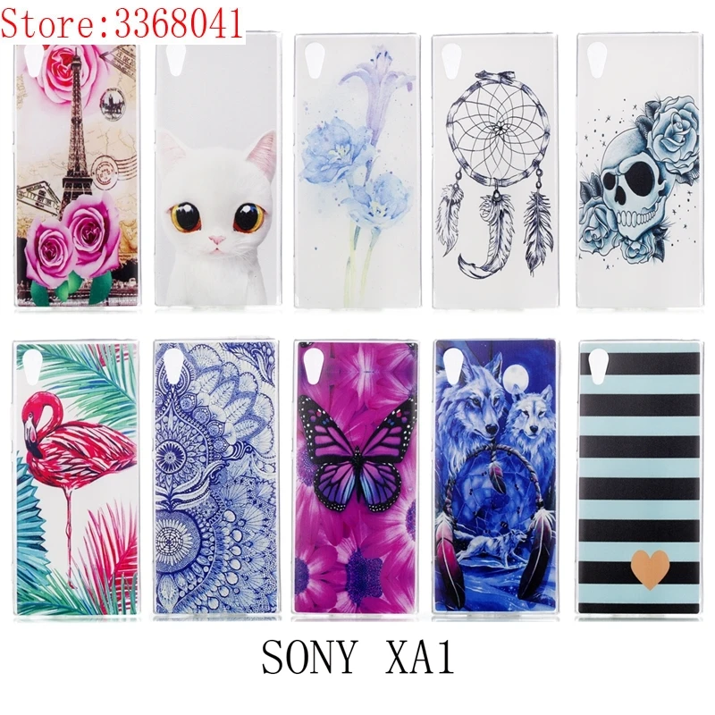 

Phone Etui for Sony Xperia XA1 XA 1 Case Luxury Soft Silicone TPU Cover for Sony Xperia G3116 G 3112 G3121 Housing Capinha Capa