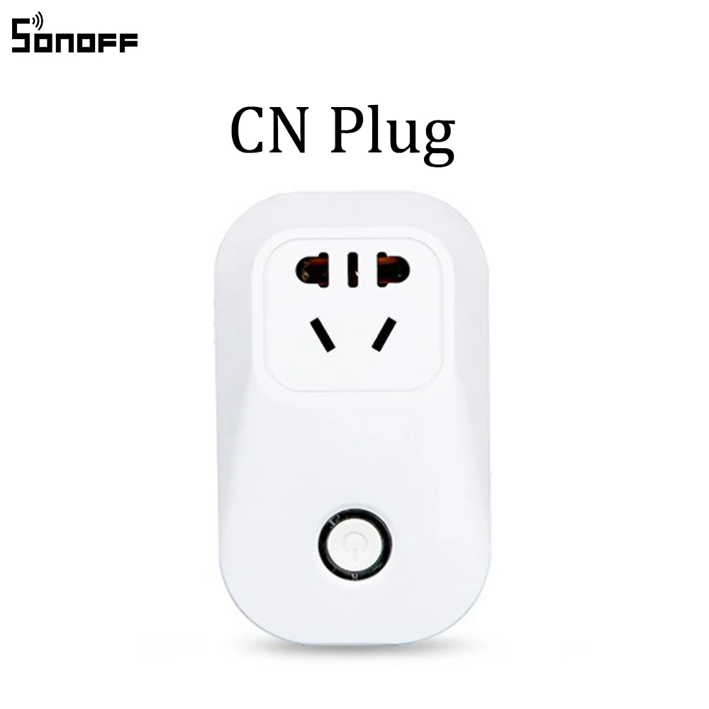 Sonoff S20 ЕС Великобритания США вилка Wifi розетка переключатель беспроводное