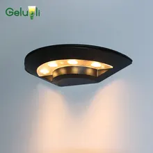 Наружное освещение настенные НЛО светодиодные настенные лампы для дверей-ворот, садовые настенные AC85-265V