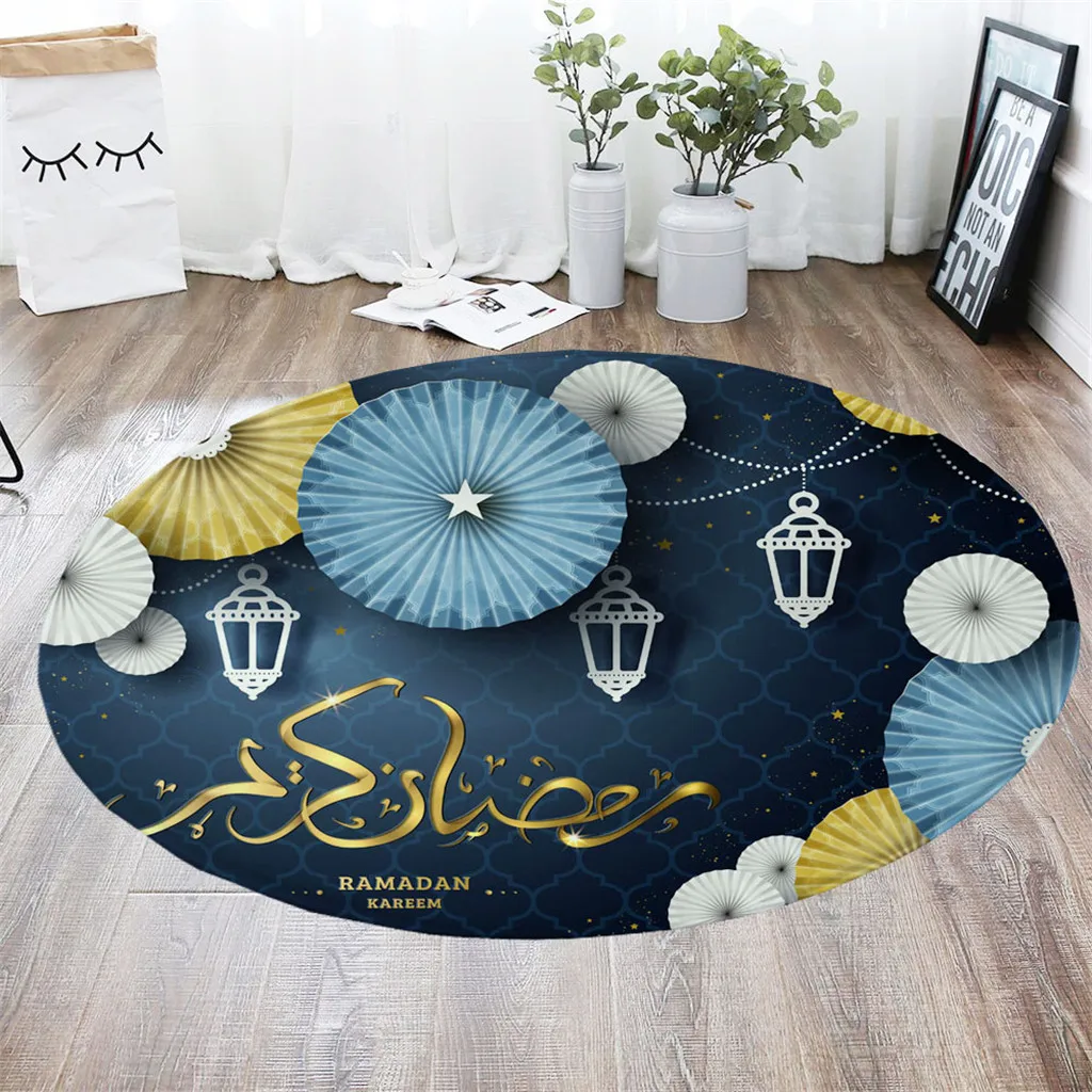 Quneed модный креативный Европейский тип плюшевый круглый ковер удобный ковер ковры для спальни мультфильм круглый ковер искусственный мех 19may30