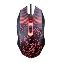 AAAJ-6D Usb Wired Gaming Mouse 3000Dpi 6 Buttons Led Optical Professional Mouse Gamer Computer Mice for Pc Laptop Games Mice