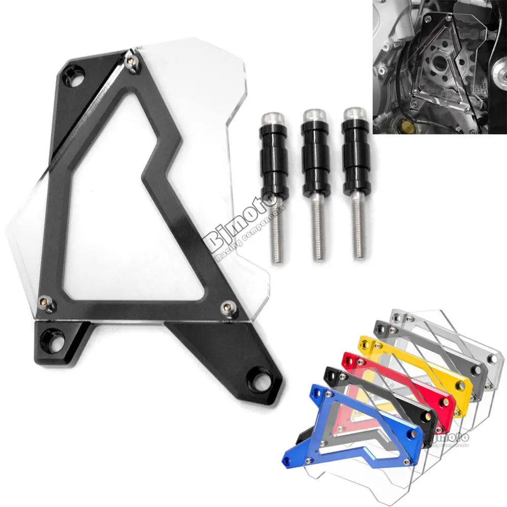 

BJGLOBAL Motorcycle CNC Front Sprocket Cover Chain Guard Cover for BMW HP4 2012-2014 S1000R 2014-2015 S1000RR 2010-2016 S1000XR