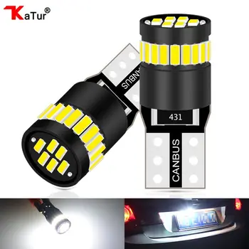 

Katur 2x T10 W5W LED Canbus Bulbs 168 194 Car Parking Lights For Golf 4 5 6 7 Passat B5 B6 B7 MK4 MK5 MK6 Polo 6r CC Tiguan