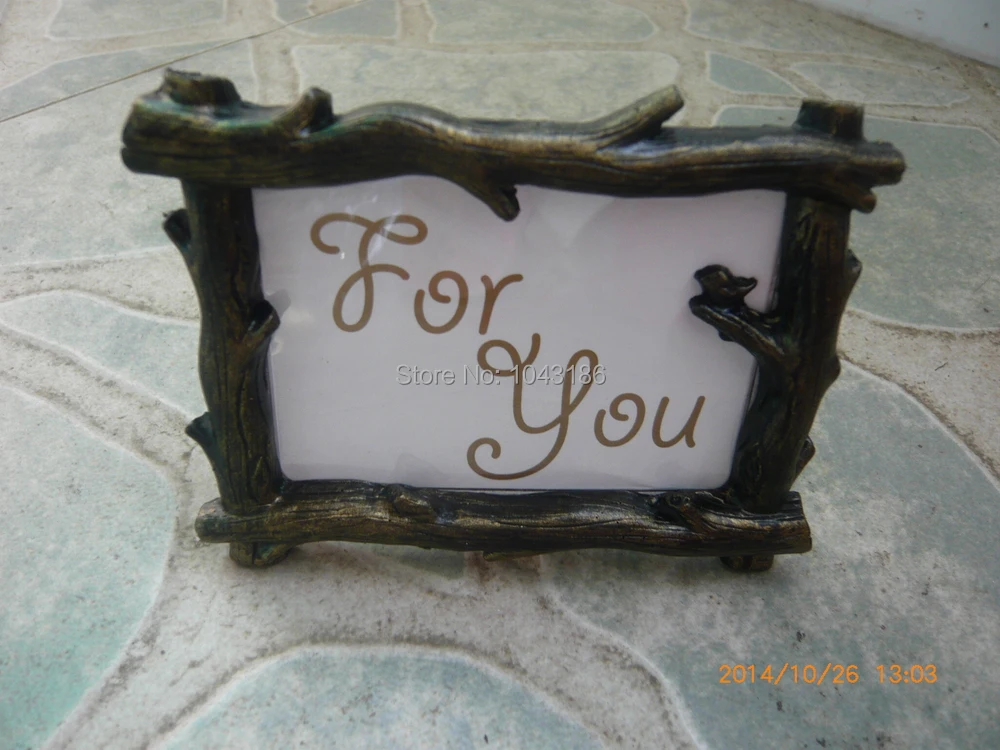 

scenic View Tree Branch Place Card Photo Holder wedding photo frame party reception 100pcs/lot