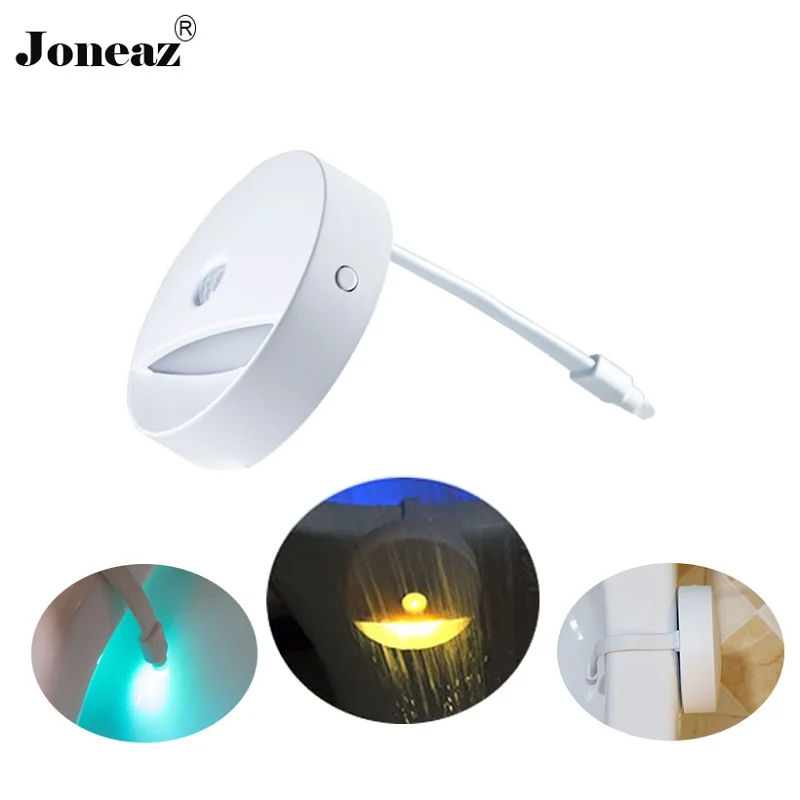 

Led toilet light with motion sensor illumination for toilet WC two lamps waterproof 8 colors super smart Joneaz