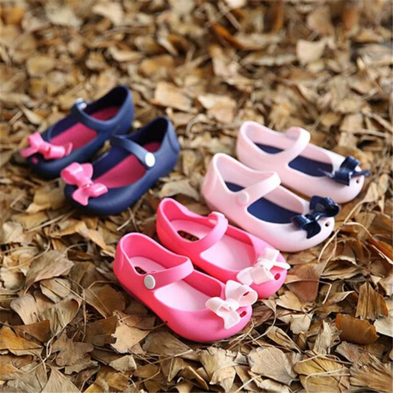 Обувь для малышей; милые детские сандалии с открытым носком и прозрачным бантом для маленьких девочек; shoesbek Ayakkabi; детская обувь