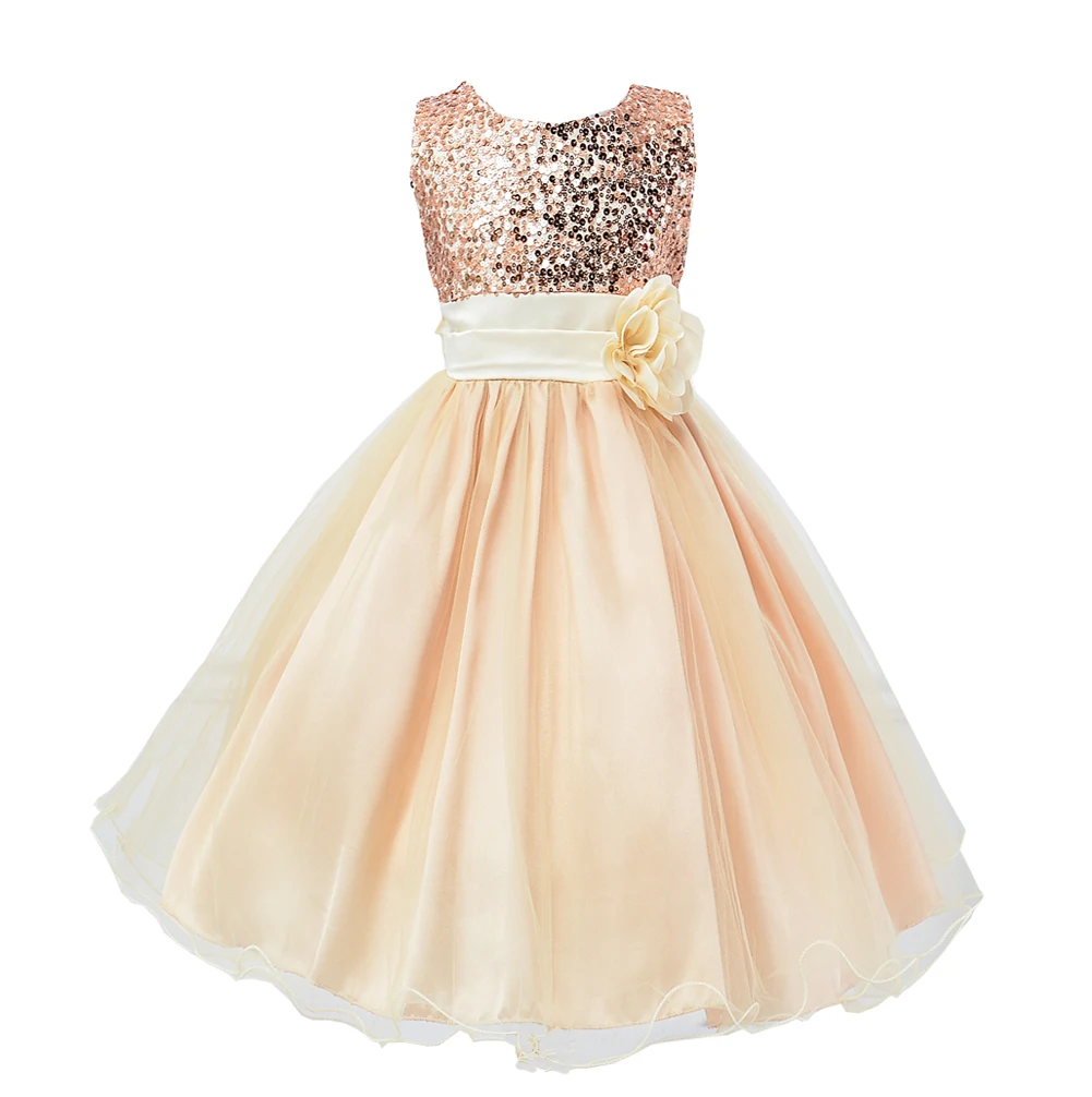 Платье принцессы для девочек 2015 г., нарядное платье из фатина с блестками и цветочным рисунком для маленьких девочек, вечерние свадебные
