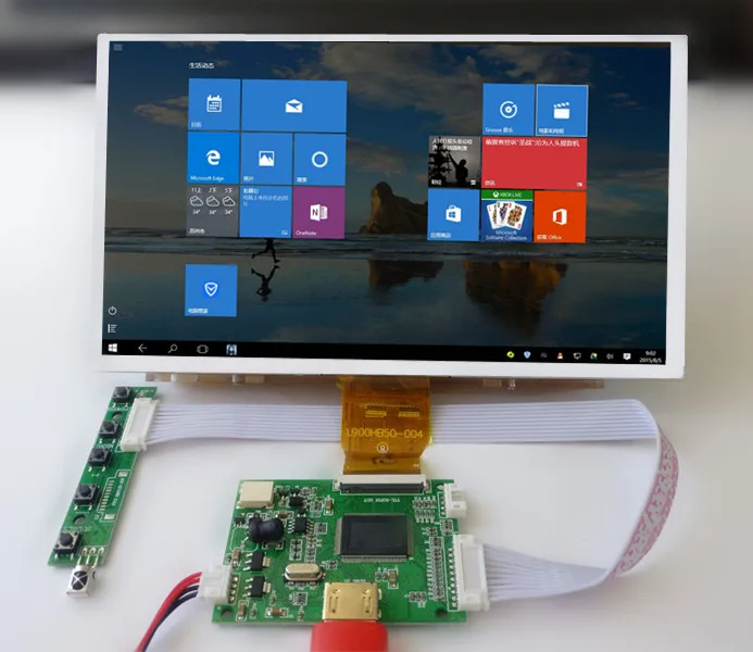 

9 inches 1024*600 Screen Display LCD TFT Monitor with Remote Driver Control Board HDMI for Orange Raspberry Pi 3