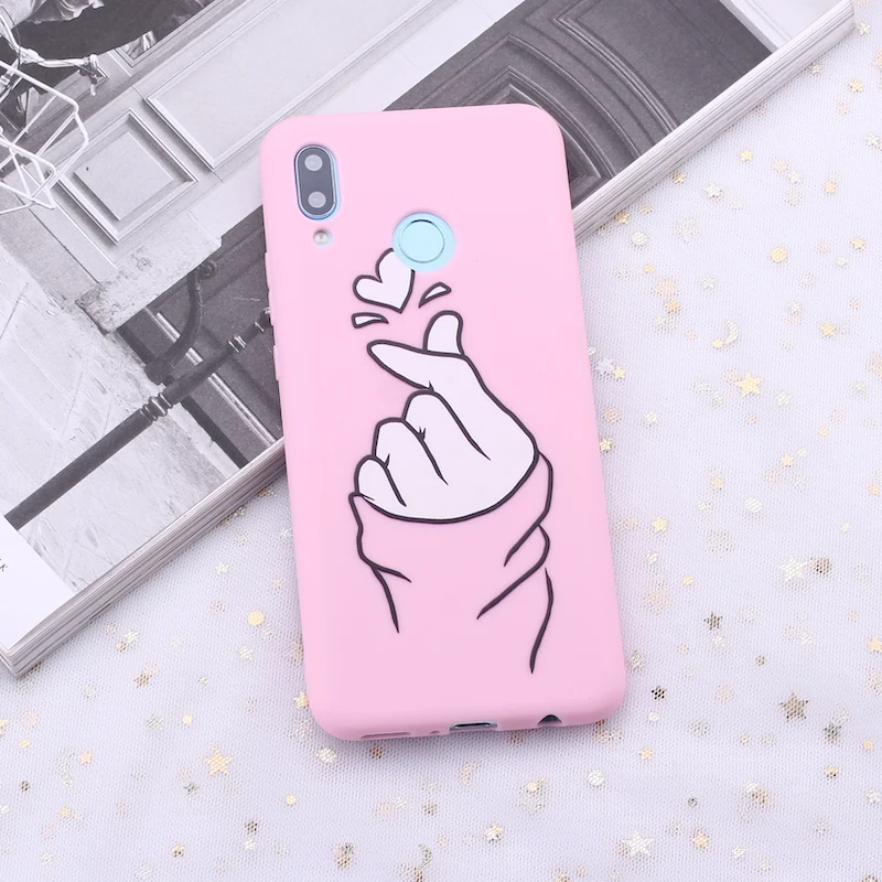 Силиконовый чехол для Huawei Honor Mate 10 20 Nova P20 P30 P40 P Smart price ESS Girl Heart Tumblr Candy|Бамперы| |