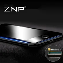 ZNP 4D (2nd Gen 3D) Full Cover Tempered Glass For iPhone 6 6s 6 s Plus 9H Screen Protector Film For iphone 6 plus Tempered Glass