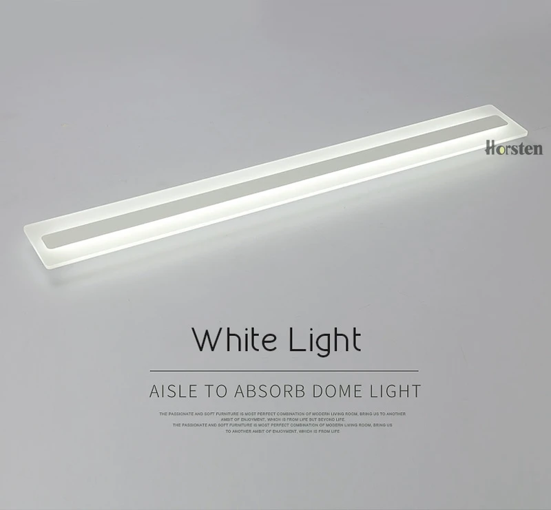 Modern Rectangular LED Ceiling Lights Lamp For Hallway Corridor Living Room Bedroom 3 Color Changeable Home Lighting (9)