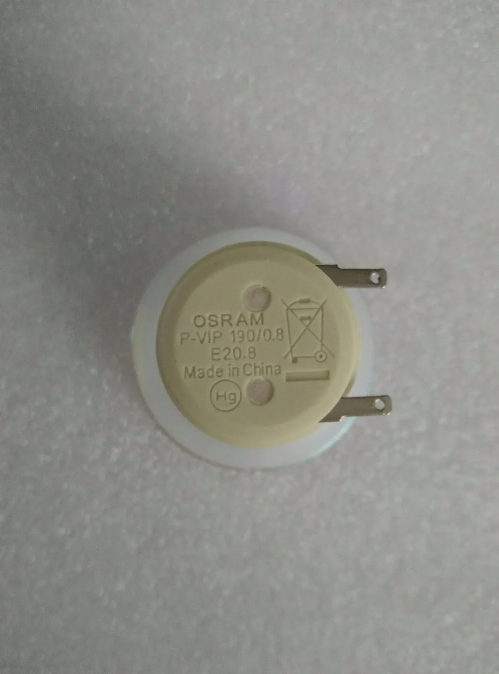 

Projector Lamp Bulb Compatible for OSRAM P-VIP 190/0.8 E20.8 RF 190 0.8 E20.8