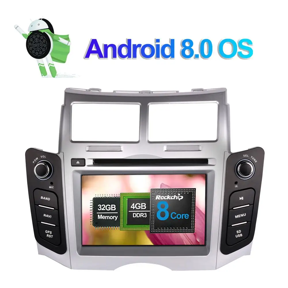 Perfect 4GB RAM Android 8.0 Car Radio DVD Player For Toyota Yaris 2005 2006 2007 2008 2009 2010 2011 with GPS Navigation Bluetooth Wifi 1 Perfect 4GB RAM Android 8.0 Car Radio DVD Player For Toyota Yaris 2005 2006 2007 2008 2009 2010 2011 with GPS Navigation Bluetooth Wifi 1