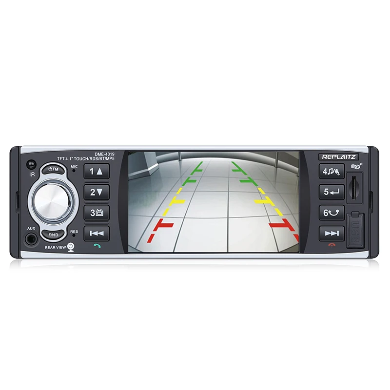Автомагнитола 4019 1 Din MP5 плеер 4 дюймовый сенсорный экран HD Bluetooth RDS FM AUX USB TF