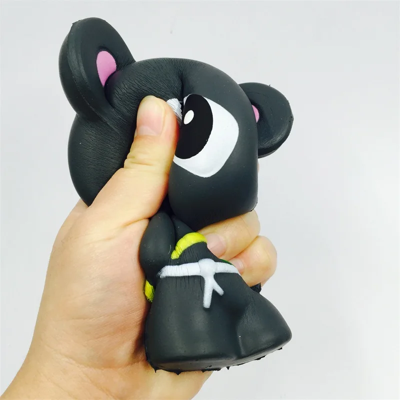 Mskwee Jumbo 14 см Kawaii ниндзя Squishy Panda Мягкие замедлить рост Веселый малыш игрушки мультфильм декомпрессии Squeeze игрушки для детей