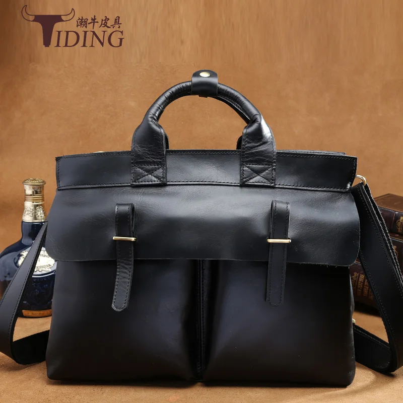 Mode Beroemde Merk Business Mannen Aktetas Bag Lederen Laptoptas Casual Man Tas schoudertassen Vintage handtassen 15\ Mode Beroemde Merk Business Mannen Aktetas Bag Lederen Laptoptas Casual Man Tas schoudertassen Vintage handtassen 15\