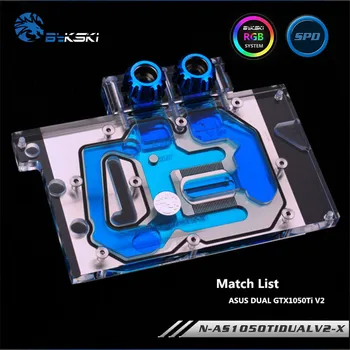 

Bykski Full Coverage GPU Water Block For VGA ASUS DUAL GTX1050Ti V2 Graphics Card N-AS1050TIDUALV2-X