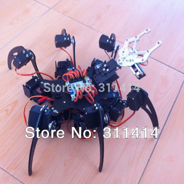 Комплект рамок для робота Hexapod Spider Six 3DOF комплект из 1 алюминиевого зажима Полная