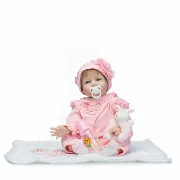 

NPK COLLECTION silicone reborn baby dolls toy lifelike girls kids brinquedos birthday gift babies princess dolls bebe bonecas