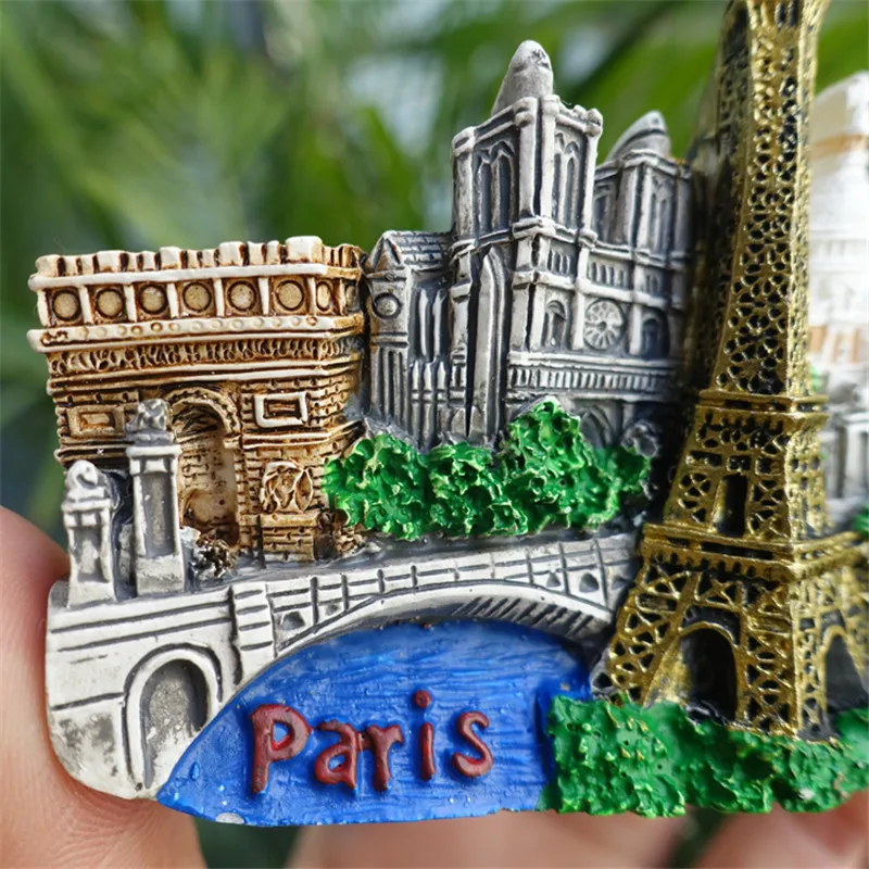 Luxemburg Luxembourg Stadtansicht 3D Poly Fridge Magnet Souvenir France 