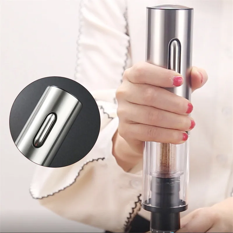 

Creative Corkscrew Wine Opener Electric Automatic Foil Cutter Electric Bottle Openers for Home Hotel Party Wedding Tool