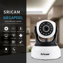 1080P Sricam HD Беспроводная ip-камера безопасности Wifi двухсторонняя аудио IR-Cut ночное видение Аудио Сигнализация для внутреннего наблюдения детский монитор