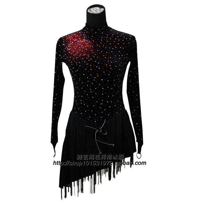 Crystal Custom Figure Skating Dress Girls New Brand Ice Skating Clothes For Competition Dr4614