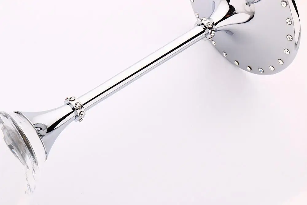 13126 креативный высококачественный кристалл для виноградного вина стеклянная металлическая основа алмазное стекло производители продают свадебную вечеринку