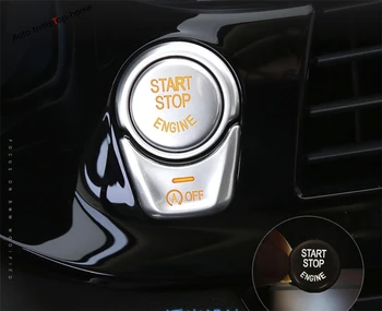 

Yimaautotrims Engine Start Stop Push Button Key Hole Switch Ring Cover Fit For BMW 5 Series Sedan G30 530I 2017 - 2020 Interior
