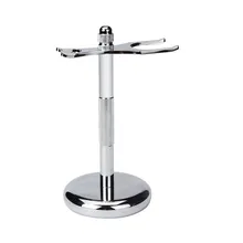 1pc Men Removable Shaving Stand Razor Brush Holder Stainless Steel Weighted Base New Arrival D26
