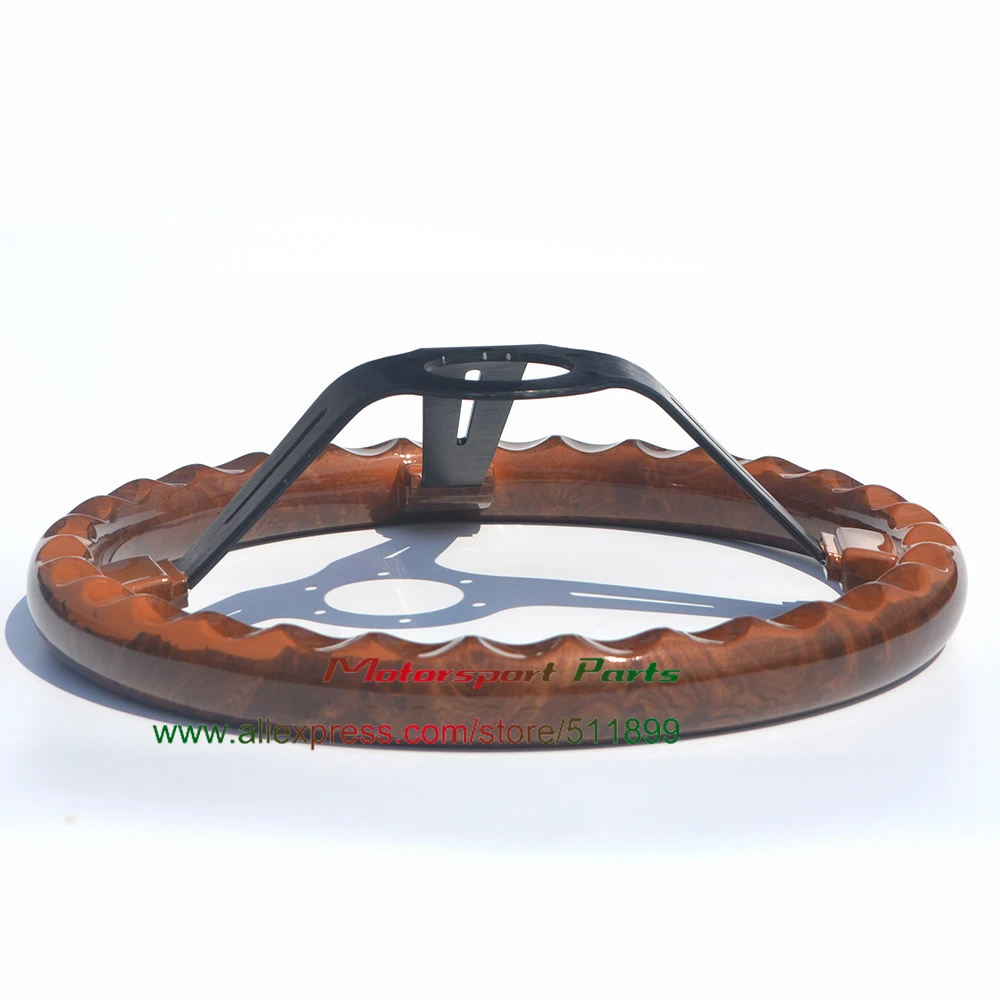 wood look car steering wheel deep dish (4)
