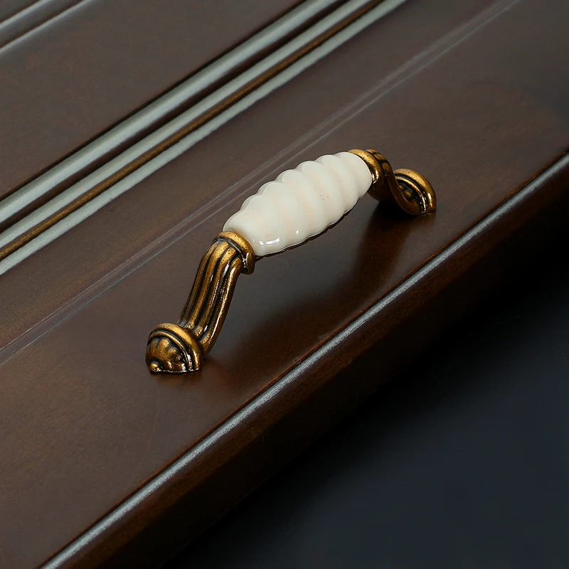 Античные дверные ручки керамическая ручка для кухонных шкафов ручки и ручки мебельная фурнитура