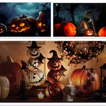 Подарки на Хэллоуин на заказ diy Алмазная Картина Пейзаж кошка Алмазная Картина Пейзаж деревенская Алмазная вышивка пейзаж дерево