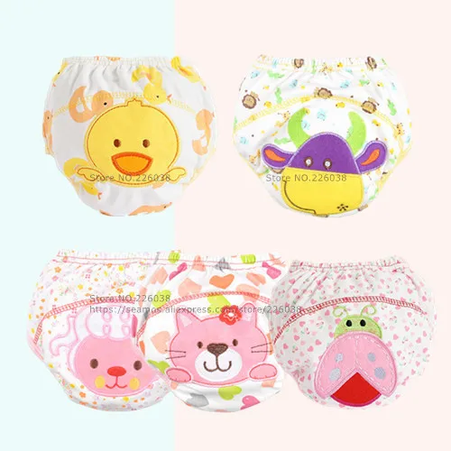 5 шт./партия детские подгузники из дышащего хлопка|cotton training pants|baby diaperstraining pants |
