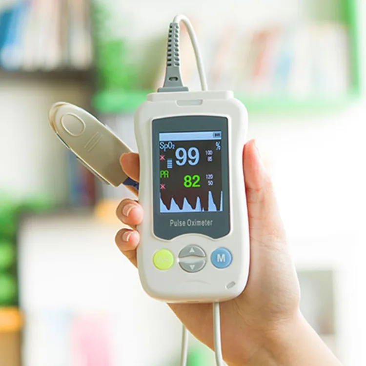 GPYOJA Mini Palm Handheld Pulse Oximeter Baby With Temperature SPO2