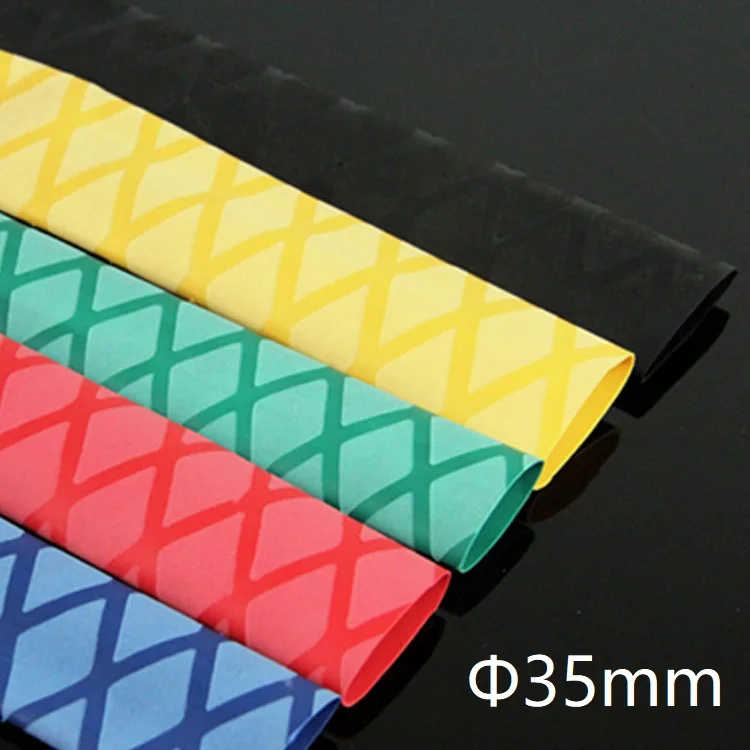 Non Slip Fishing Rod Handle Textured Heat Shrink Wrap Tubing 35mm