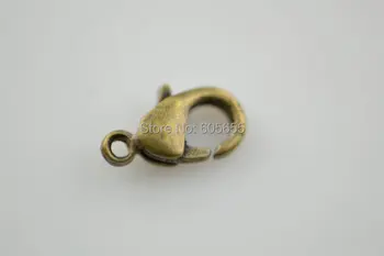 

10mm Necklace Antique Bronze Lobster Clasps Jewelry Findings 901 Clasp
