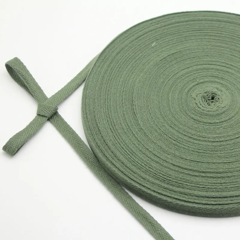 3 м/лот 1 см Мульти Цвет шевронная лента, тесьма тканая хлопчатобумажная швейная оверлок ткань ремень DIY Аксессуары LX512 - Цвет: Dark green