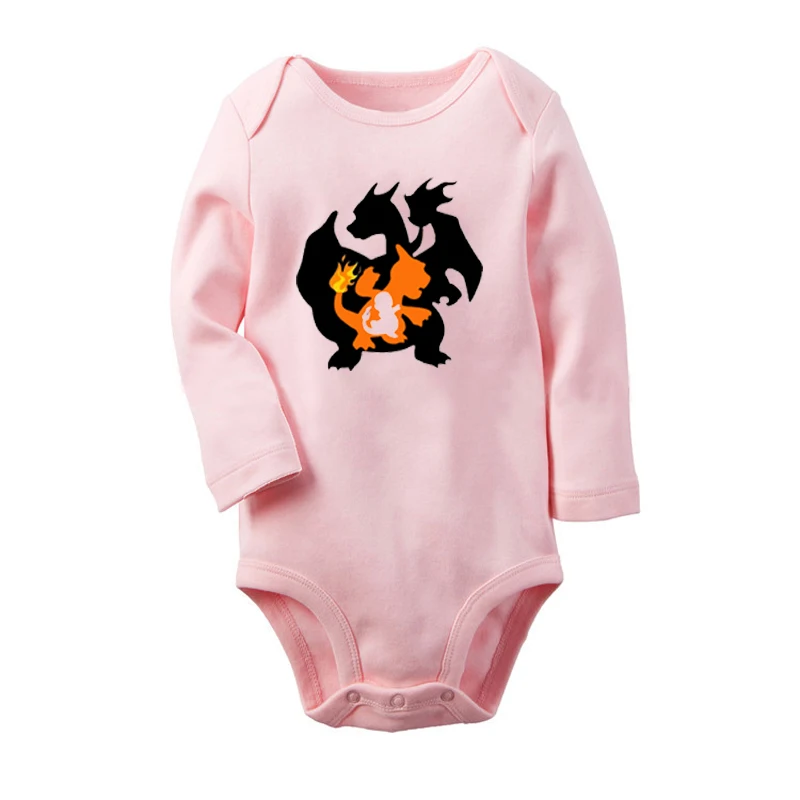 Baby024PC Осенний дизайн рок-группы для мальчиков 0-12 месяцев, Одежда для новорожденных мальчиков и девочек, комбинезон с длинными рукавами, хлопковый комбинезон с принтом для младенцев - Цвет: Baby024PC
