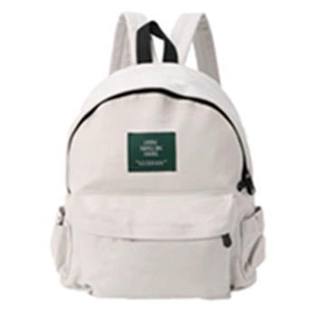 

THINKTHENDO New Fashion Canvas Backpack Travel Small Rucksack Unisex Canvas Casual College School Bag Bookbags 2018