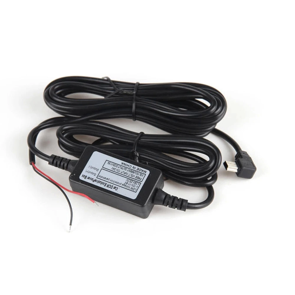 Мини USB Micro DC Автомобильное зарядное устройство Жесткий провод комплект для в автомобиль видеорегистратор DVR TJ